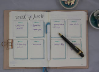 Bullet Journal Weekly Example