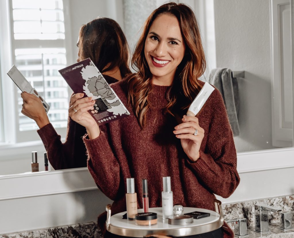 Natalie Bathroom with No-Toxic Beauty Products