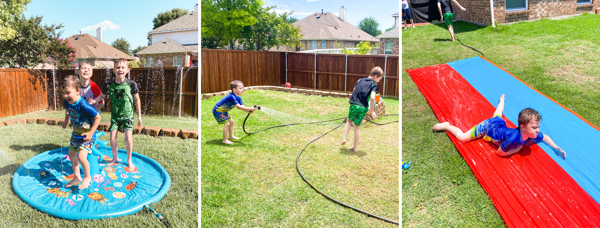 examples of backyard water activities