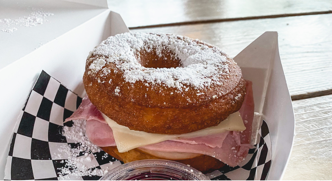 The Monte Cristo at The Donut Kitchen in McKinney, Texas