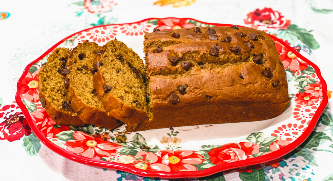 chocolate chip pumpkin bread as an example of tried and true pumpkin recipes