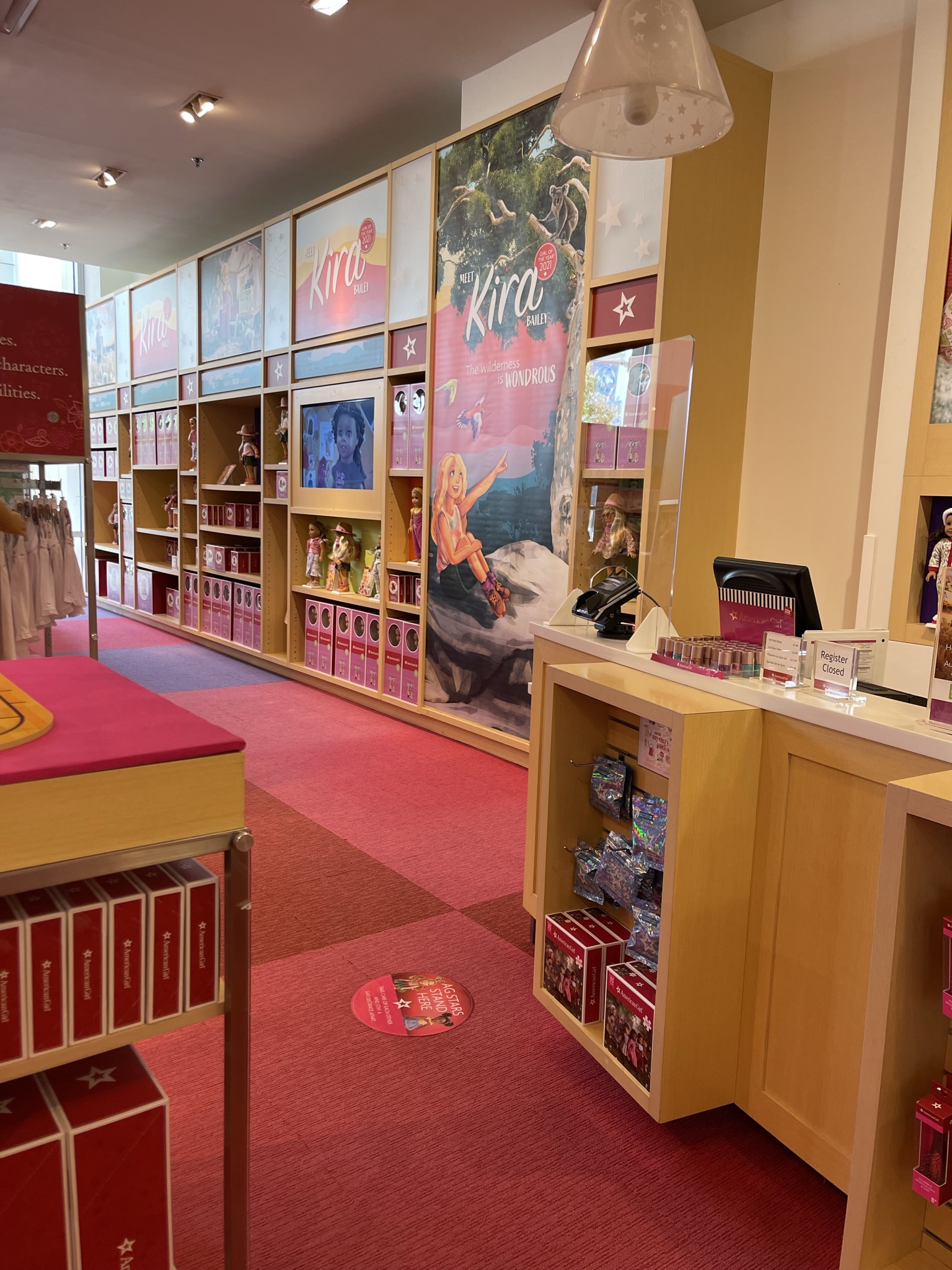 Interior of the American Girl Store in Dallas