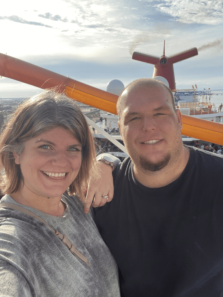 couple on a cruise during pandemic