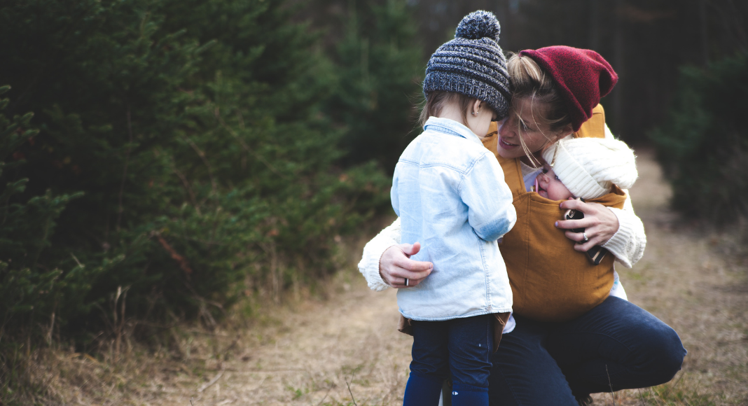 (make me a better mom) mom hugging kids