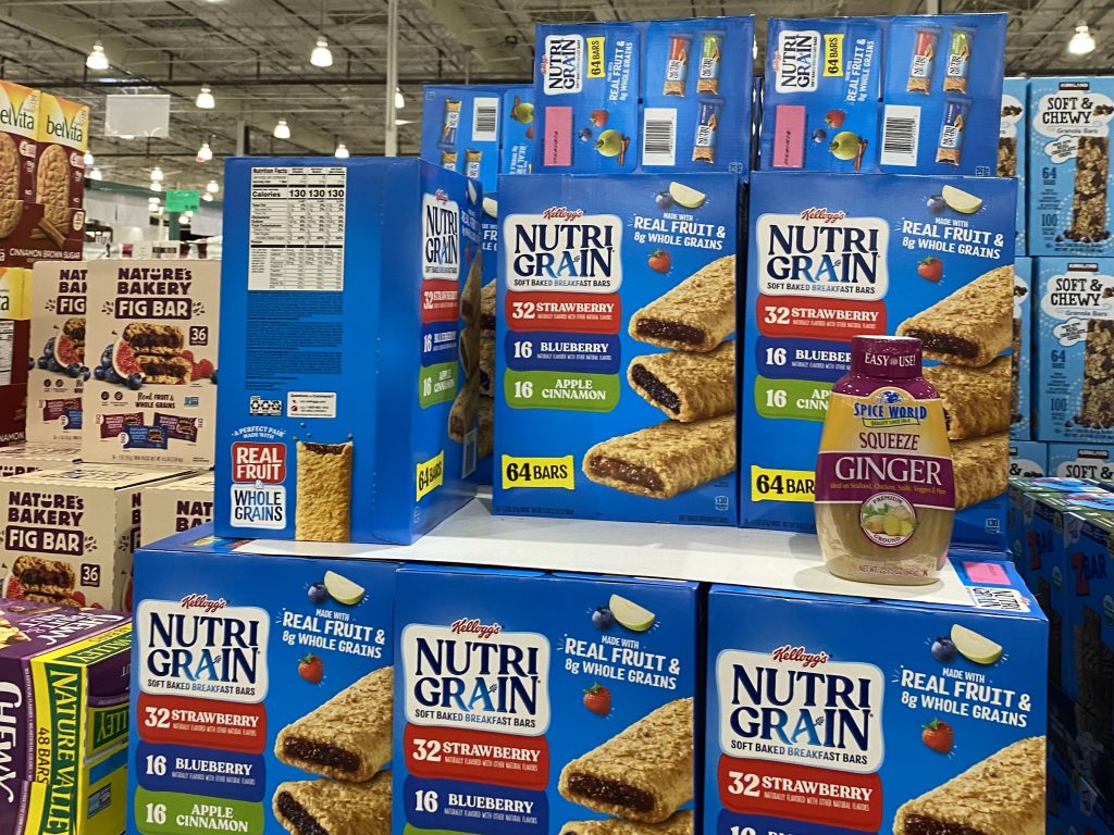 nutri-grain bars at costco, costco membership review