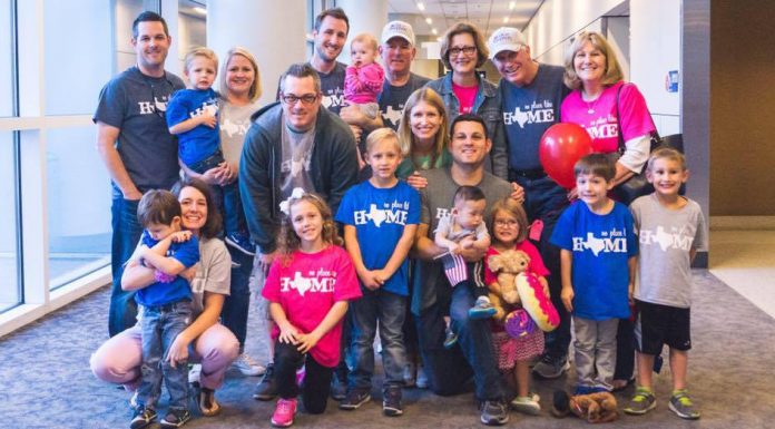 group photo at the airport, post-adoption depression story