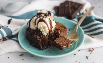 Chocolate Brownie with Vanilla Ice Cream, Tell Me Something Sweet Bakery