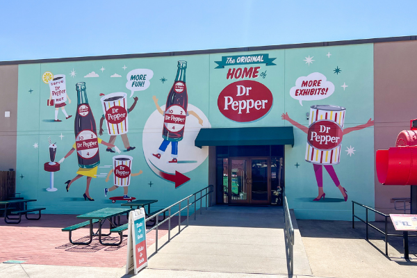 Dr. Pepper Museum in Waco, Texas on a day trip to Magnolia Market