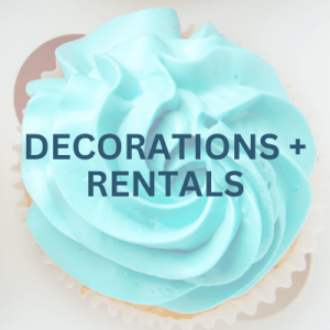 decorations and rentals page