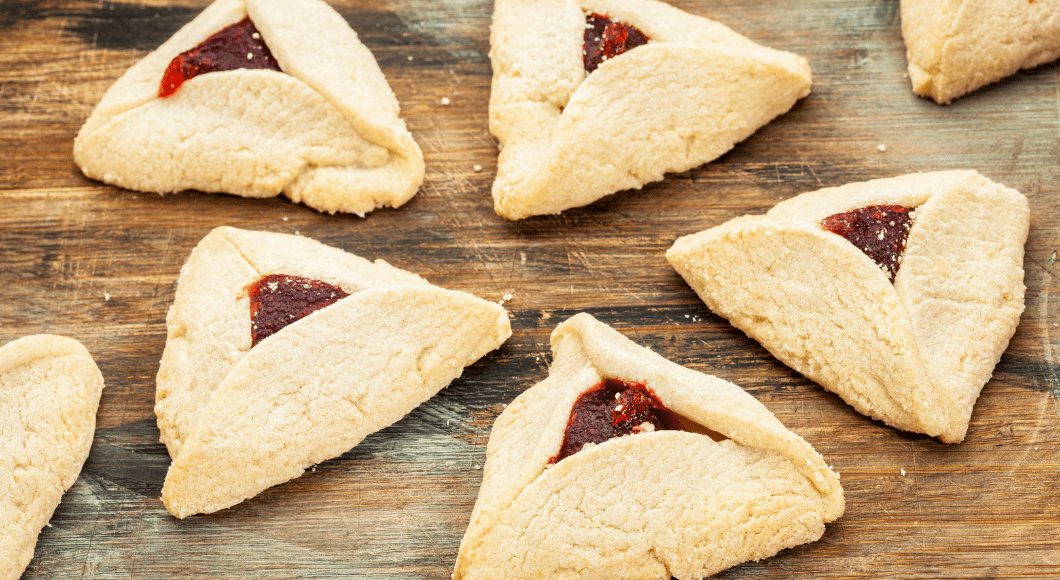 Hamantaschen pastries for Purim.