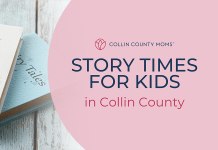 Collin County Moms story times for kids in Collin County.