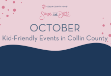 Collin County Moms Save the Date kid-friendly October events