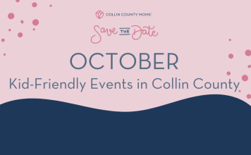 Collin County Moms Save the Date kid-friendly October events