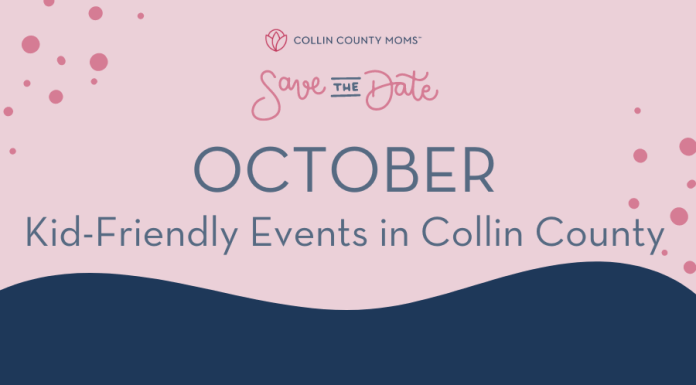 Collin County Moms Save the Date kid-friendly October events