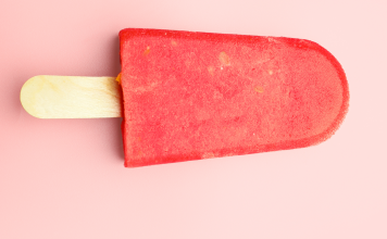 A red popsicle